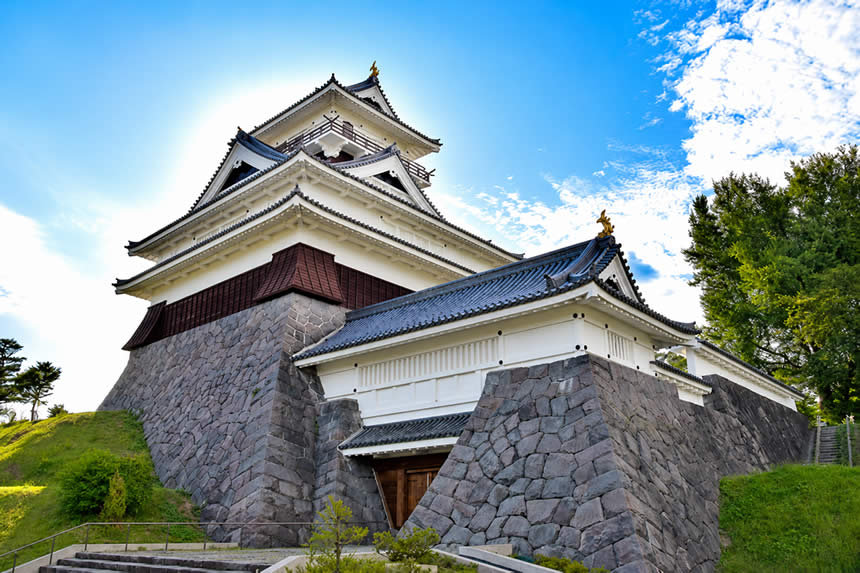 上山市のシンボル上山城