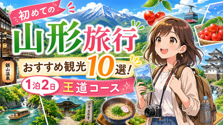 初めての山形旅行おすすめ観光10選！1泊2日王道コース