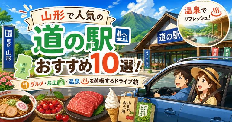 山形で人気の道の駅おすすめ10選！グルメにお土産、温泉を満喫するドライブ旅
