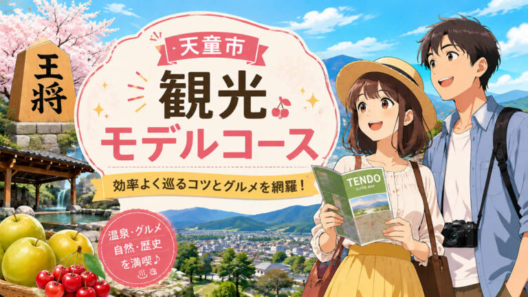 天童市の観光でモデルコースに迷ったらこれ！効率よく巡るコツとグルメを網羅